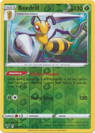 Beedrill - 003/185 - Rare Reverse Holo