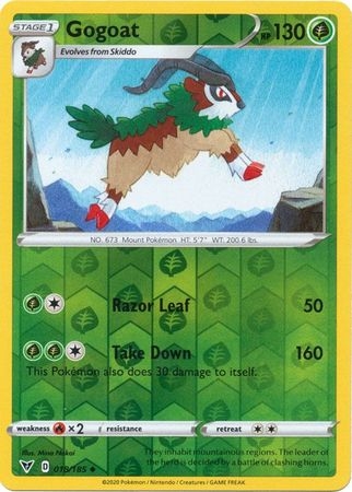 Gogoat - 018/185 - Uncommon Reverse Holo