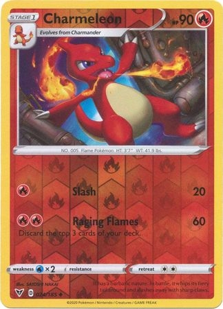 Charmeleon - 024/185 - Uncommon Reverse Holo