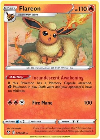 Flareon - 026/185 - Rare