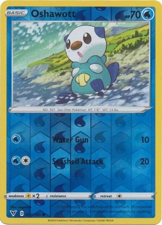 Oshawott - 033/185 - Common Reverse Holo