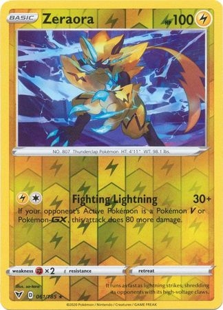 Zeraora - 061/185 - Holo Rare Reverse Holo