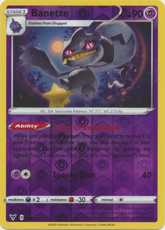 Banette - 068/185 - Rare Reverse Holo