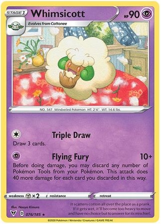 Whimsicott - 076/185 - Rare