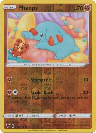 Phanpy - 086/185 - Common Reverse Holo