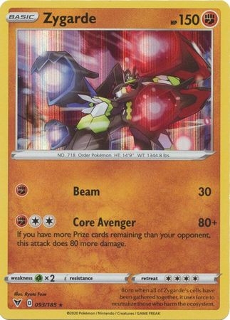 Zygarde - 093/185 - Holo Rare