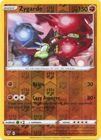 Zygarde - 093/185 - Holo Rare Reverse Holo