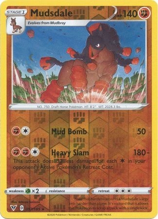 Mudsdale - 097/185 - Rare Reverse Holo