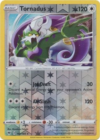 Tornadus - 142/185 - Holo Rare Reverse Holo