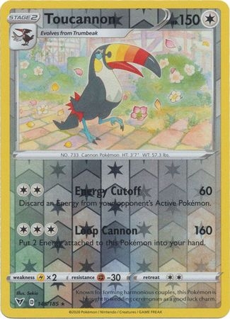 Toucannon - 145/185 - Rare Reverse Holo