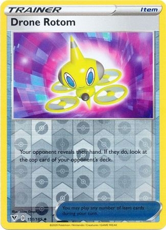 Drone Rotom - 151/185 - Uncommon Reverse Holo