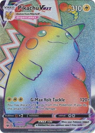 Pikachu VMAX - 188/185 - Hyper Rare