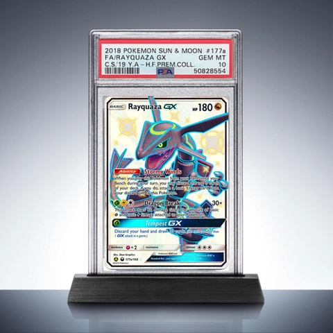 Rayquaza GX - 177a/168 - PSA 10 GEM MT - Shiny Promo