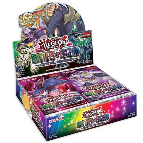 Battles of Legend: Crystal Revenge Booster Box of 24 1st Edition Packs