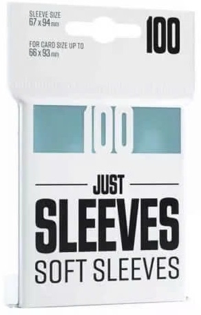 Just Sleeves Soft Card Game Clear 100 ks