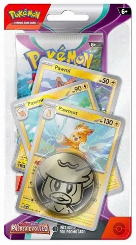 Paldea Evolved Premium Checklane Blister Pawmot