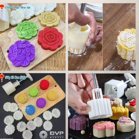 Khuôn bánh trung thu bằng gỗ