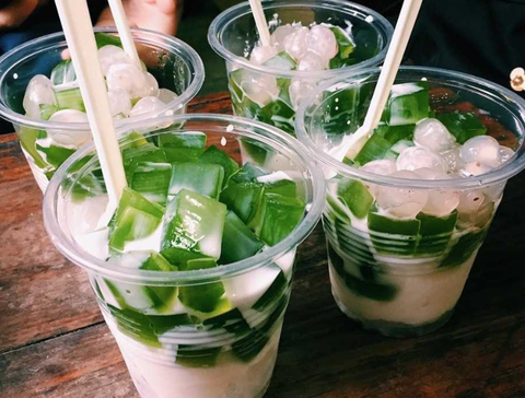 Cách làm sữa chua dầm thạch ăn mát cả hè