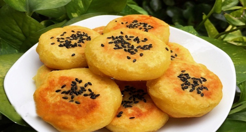 Cách làm bánh từ bột mì và khoai lang vàng giòn thơm ngất ngây