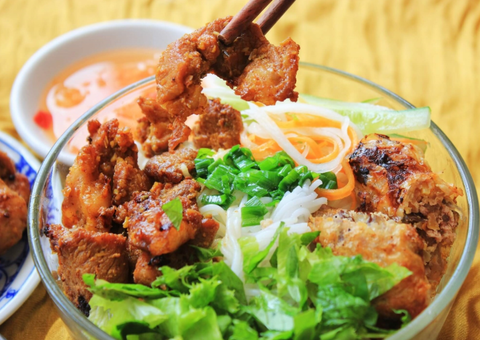 Về huế đừng bỏ lỡ cách làm bún thịt nướng