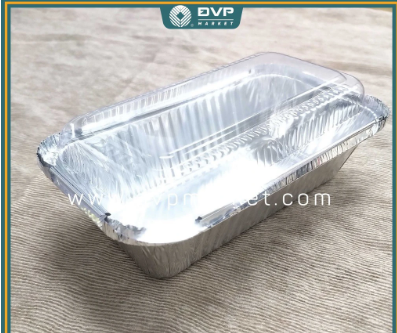 S - Khay giấy bạc có nắp 1650 - 1000 cái/thùng