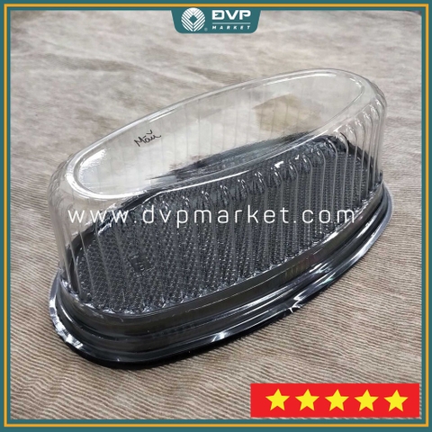 Hộp oval đế đen F70 (25c)