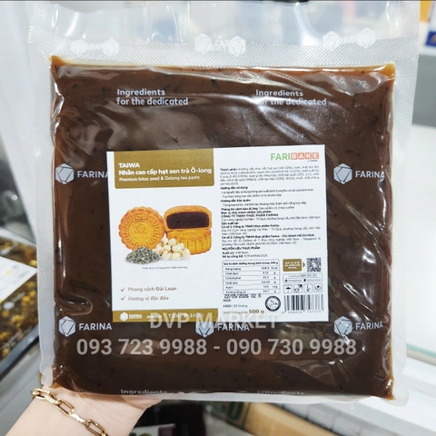 Taiwa - Nhân cao cấp hạt sen trà Ô long 0.5kg