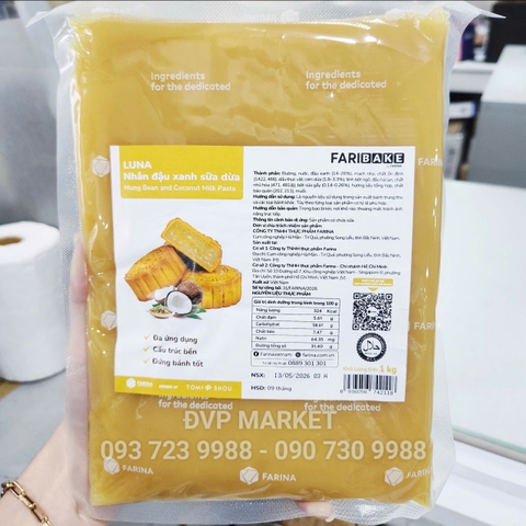 Luna - Nhân đậu xanh sữa dừa 1kg