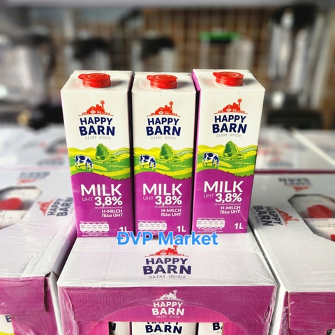 Sữa tươi nguyên kem Happy Barn 3.8% 1L