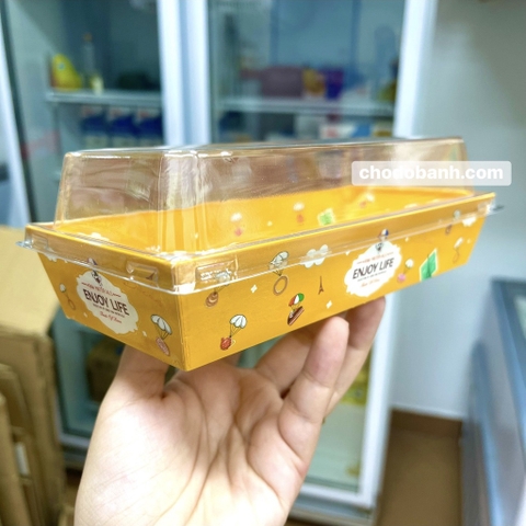 Hộp giấy nắp trong E1985 - Enjoy Life Vàng (50c)