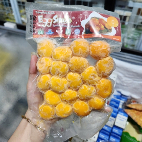 Egg Smile - Trứng muối chín vị dầu mè 12g (Vĩ 20 trứng)