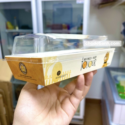 Hộp giấy nắp trong E1985 - Gấu Vàng (50c)