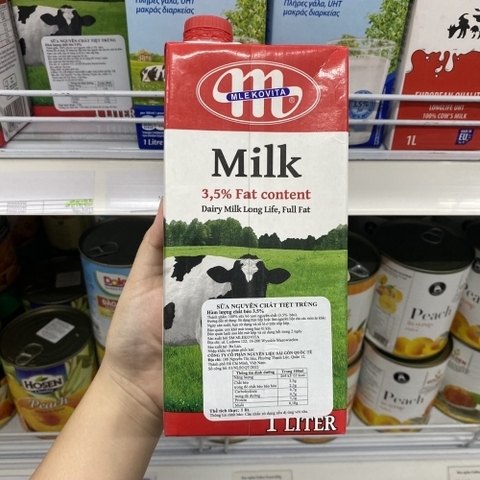 Sữa tươi nguyên kem 3.5% Mlekovita 1L