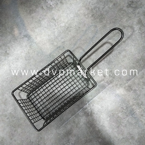 Giỏ đựng đồ chiên chữ nhật tay cầm