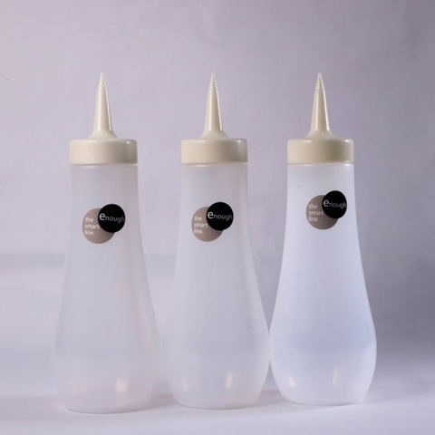 Bình nhựa đựng sốt - Nhật - Trắng (360ml)