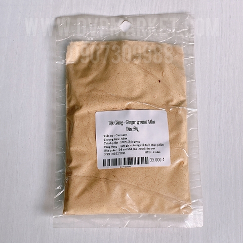 Bột Gừng - Ginger ground Atlas Đức 50g