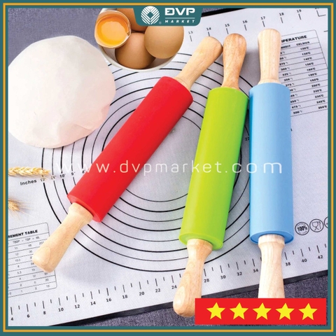 Cây cán bột cầm tay - Silicon - Size vừa