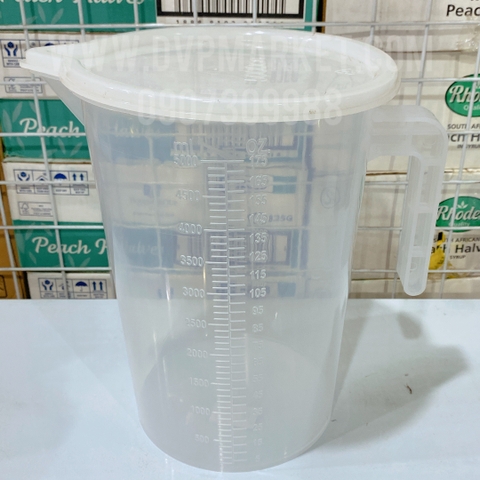 Ca đong nhựa - 5000ml (có nắp)