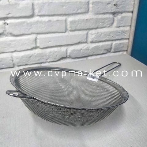 Dụng cụ rây lọc - Viền tròn - Inox - 26cm