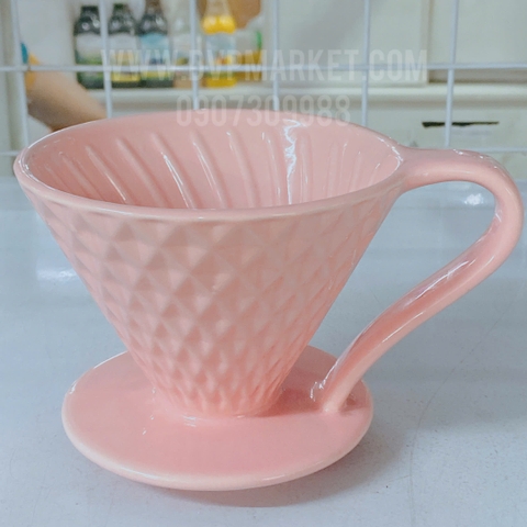 Phễu lọc cafe bằng gốm V02 màu sắc