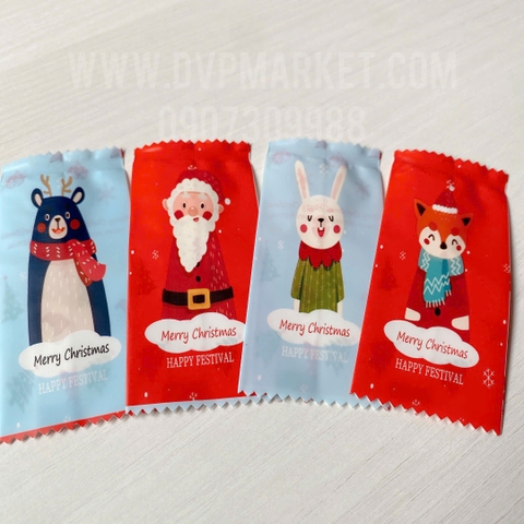 Túi kẹo Nougat Merry Christmas (Xấp 100)