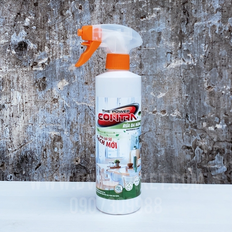 The Power Contra - Rửa Đa năng - Easy Clean (Xanh lá) - 500ml - Chuyên dụng