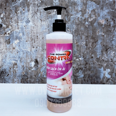 The Power Contra – Nước rửa tay hằng ngày - Đầu nhấn - 500ml