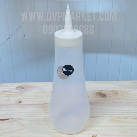 Chai nhựa đựng xốt đầu nhọn 360ml