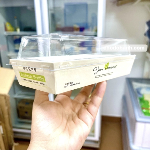 Hộp giấy nắp trong E1985 - Happiness Trắng (50c)