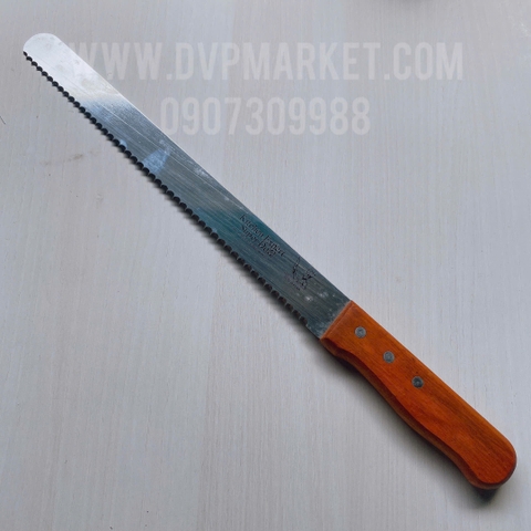Dao cắt bánh kem - Răng cưa - Cán gỗ (12 inch - 30cm)