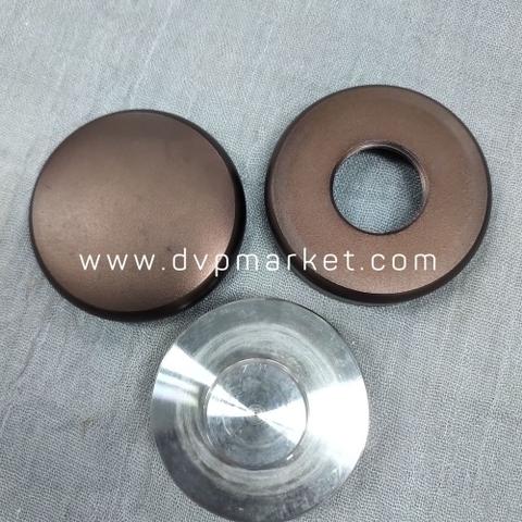 Dụng cụ nén café tròn láng (Button Tamper láng)