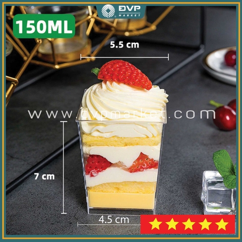 Ly nhựa mousse vuông 7x4.5 JC7065 (20c kèm nắp)