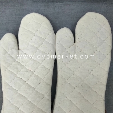 Găng tay lò nướng - Vải Kaki - Trung