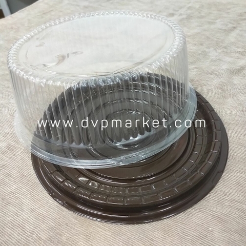 Hộp nhựa trong đế đen A024 (25c)